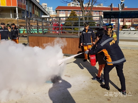 광주선명학교 재난 대비 소방체험교육 실시